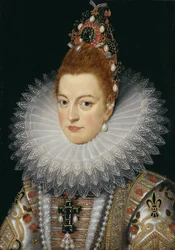 Portrett av Isabella Clara Eugenia fra Spania, erkehertuginne av Østerrike